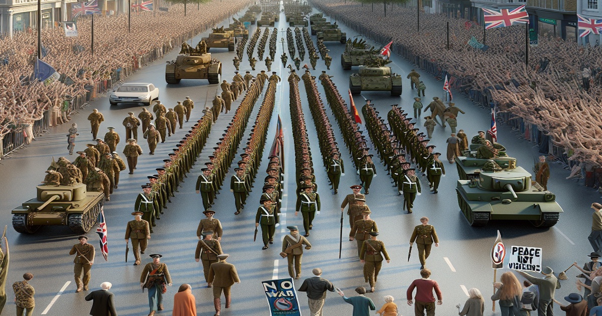 Main image to the post "Military Parade Marks Army's 250th Anniversary Amid Protests and Violence"