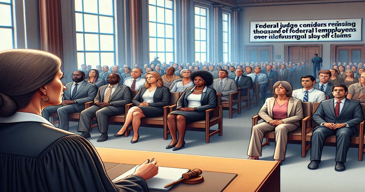 Main image to the post Federal Judge Considers Reinstating Thousands of Fired Federal Employees Over Unlawful Layoff Claims