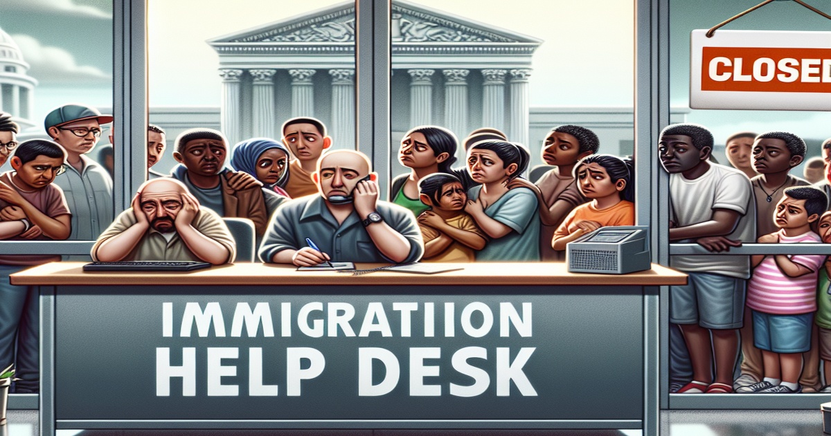 Trump Halts Immigration Help Desks, Sparking Concerns for Vulnerable Individuals and Due Process