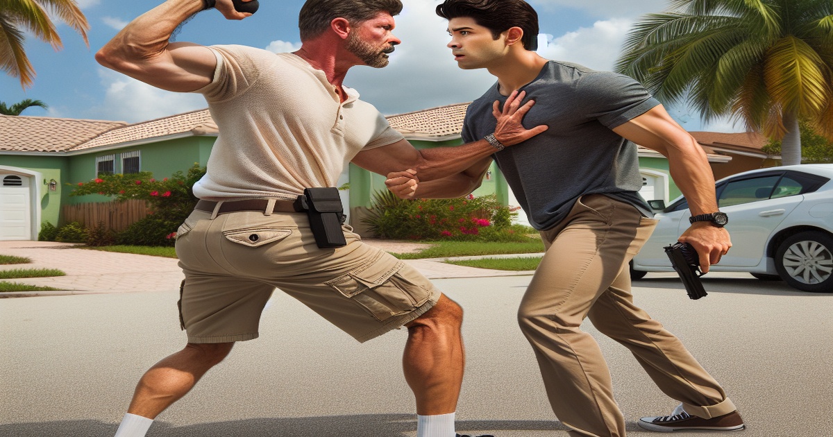 Main image to the post Florida Man Attacks Neighbor with Knife Following Argument