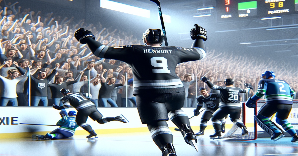 Main image to the post Turcotte's Two Goals Lead Kings to 5-1 Victory Over Canucks