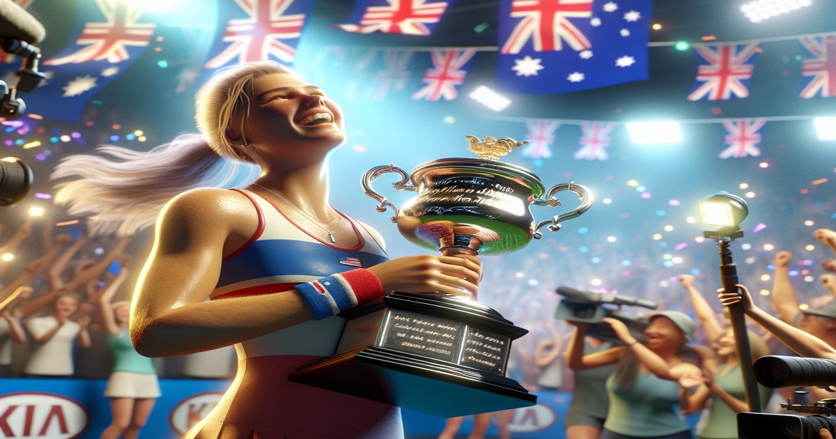 Main image to the post American Tennis Star Madison Keys Claims First Grand Slam Title at 2025 Australian Open