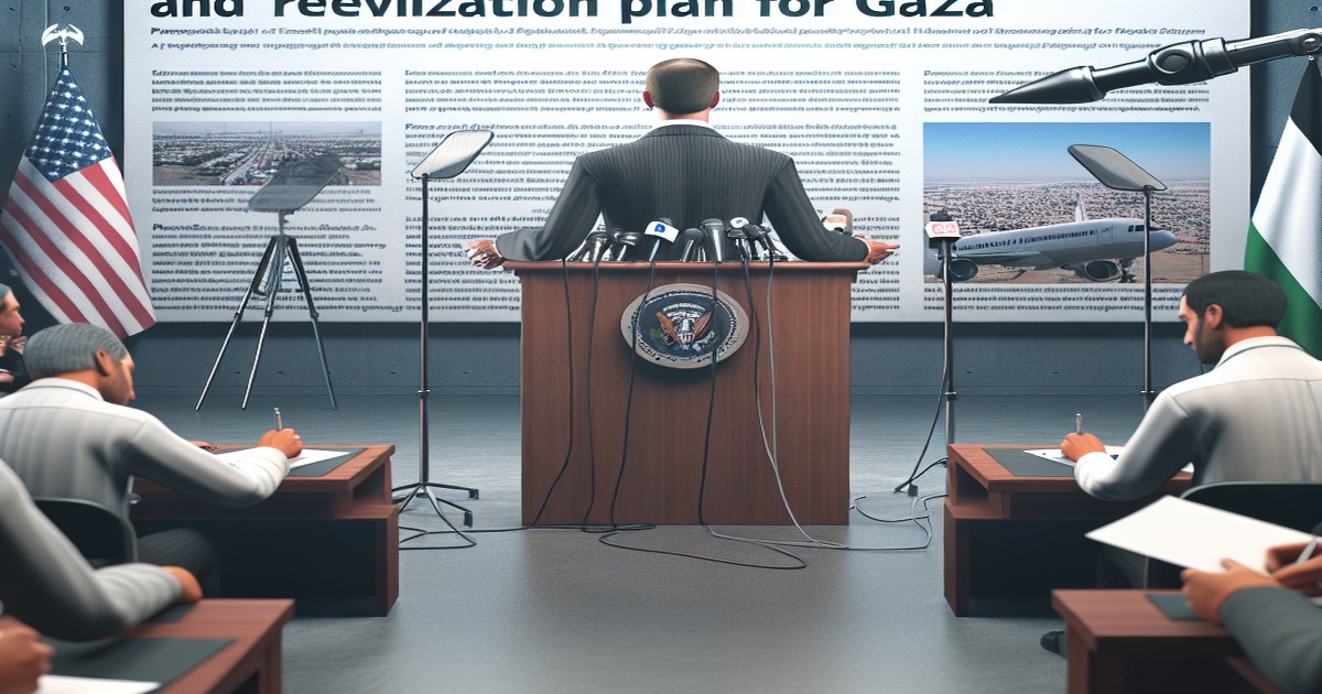 Main image to the post Trump Outlines U.S. Oversight and Revitalization Plan for Gaza at White House Press Conference