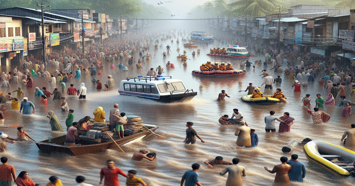 Pakistan Floods Displace Hundreds of Thousands, Triggering Massive Rescue Operation