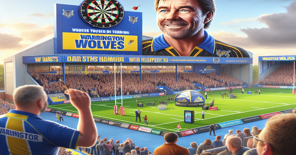 Main image to the post Warrington Wolves to Honor Darts Champion Luke Littler with Stadium Renaming