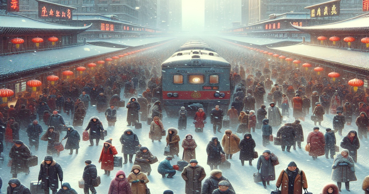 Main image to the post China Braces for Intense Cold Spell During Spring Festival Travel Rush
