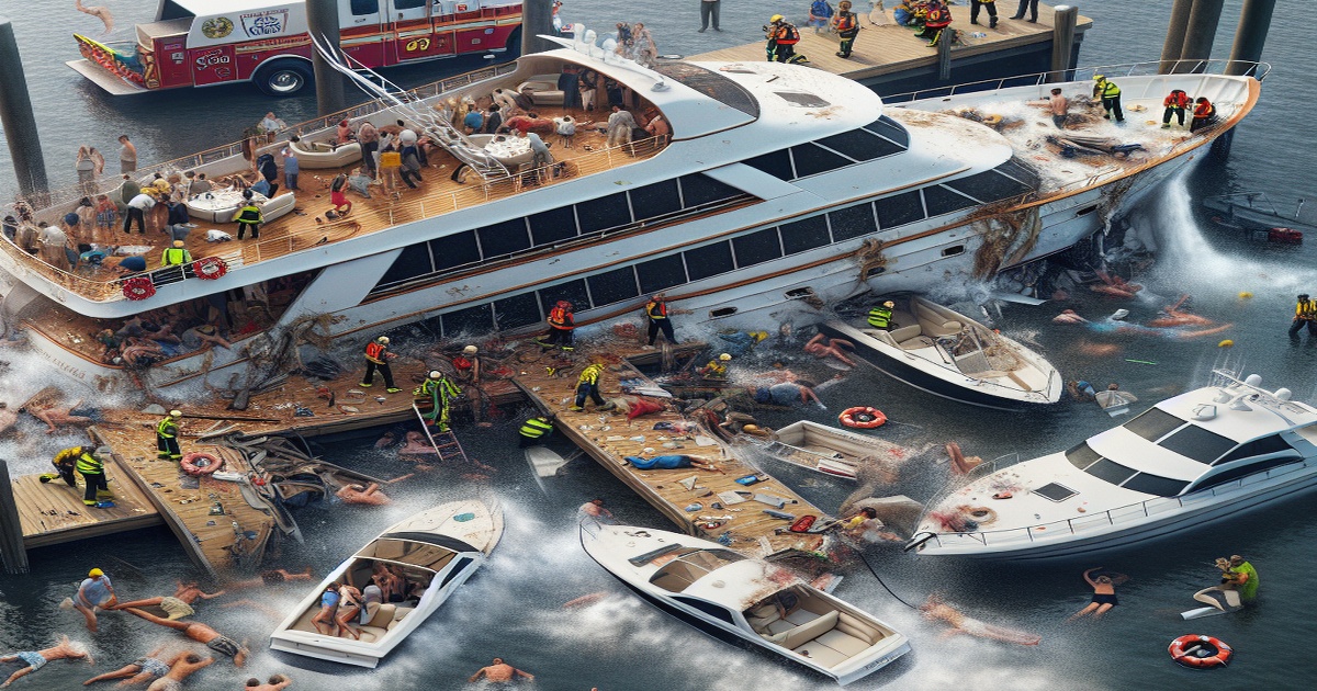 Main image to the post Nearly Two Dozen Injured After Party Yacht Collides with Dock on Hudson River