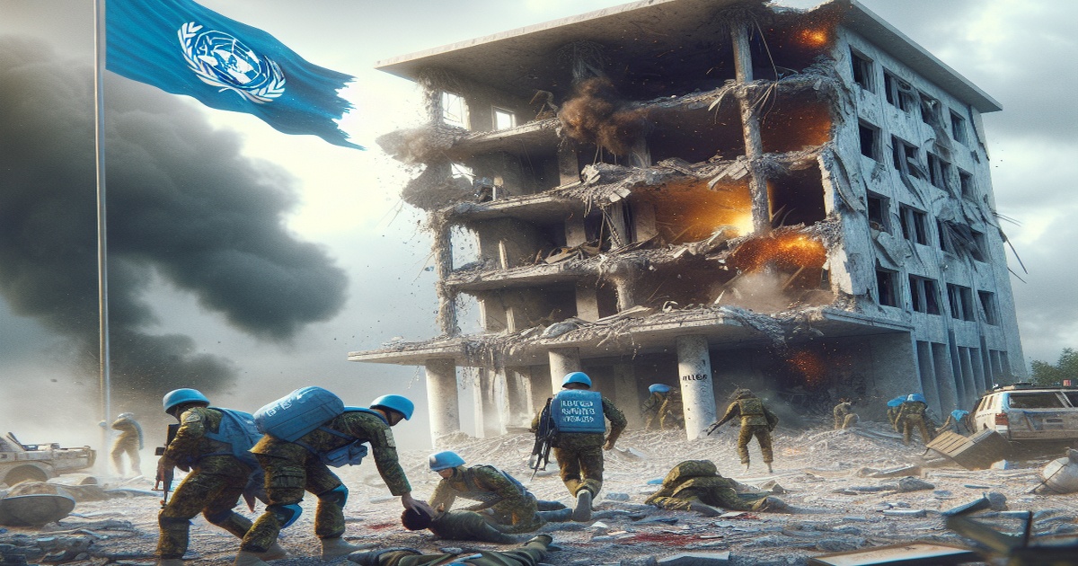 Main image to the post UNIFIL Peacekeepers Injured in Rocket Attack on Headquarters in Lebanon