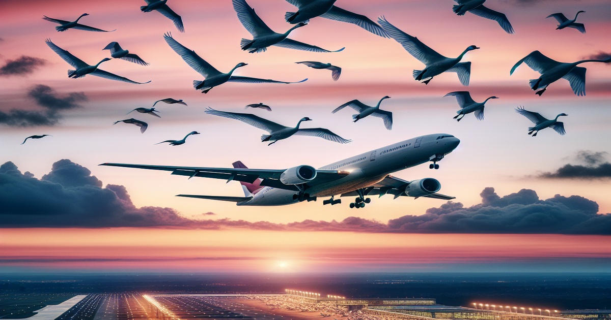 Main image to the post Swan Strike Forces Emergency Landing of Passenger Jet at Gatwick Airport