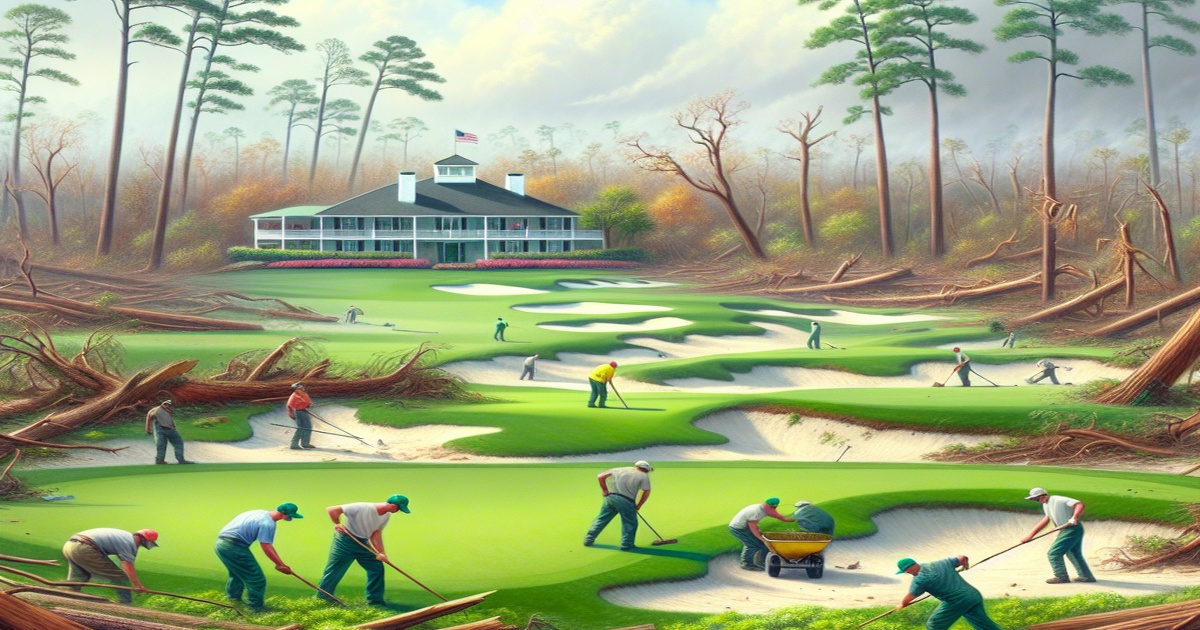 Main image to the post The Transformation of Augusta National Post-Hurricane Helene