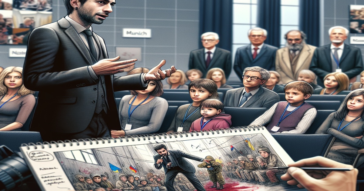 Main image to the post Hollywood Director and Tory Family Spotlight Ukrainian Child War Victims at Munich Conference