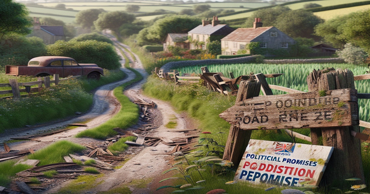 Main image to the post Rural Road Woes Spark Election Promises Amid Long-Standing Neglect
