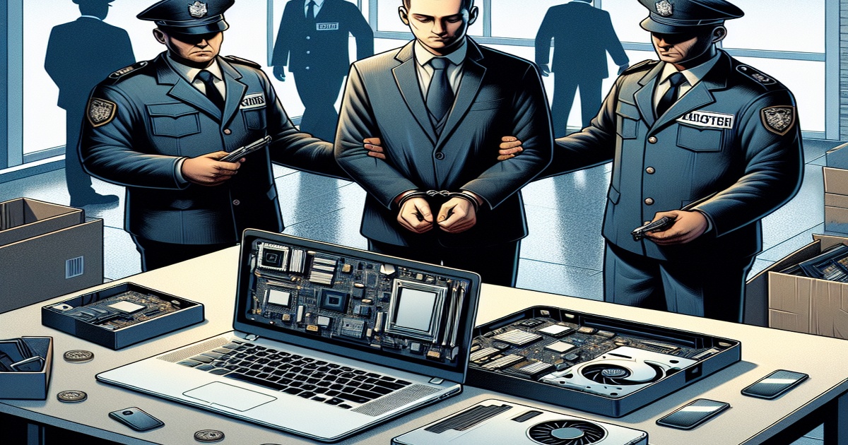 Main image to the post President of Electronics Company Arrested in Apple MacBook Fraud Case