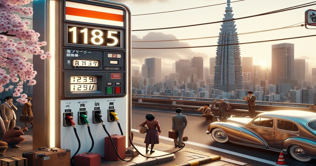 Main image to the post Rising Gasoline Prices in Japan Reach ¥185 Per Liter Amid Subsidy Reductions