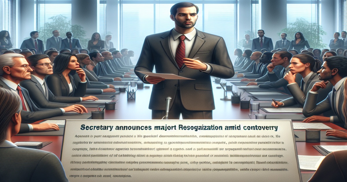 Main image to the post Secretary Marco Rubio Announces Major State Department Reorganization Amid Controversy