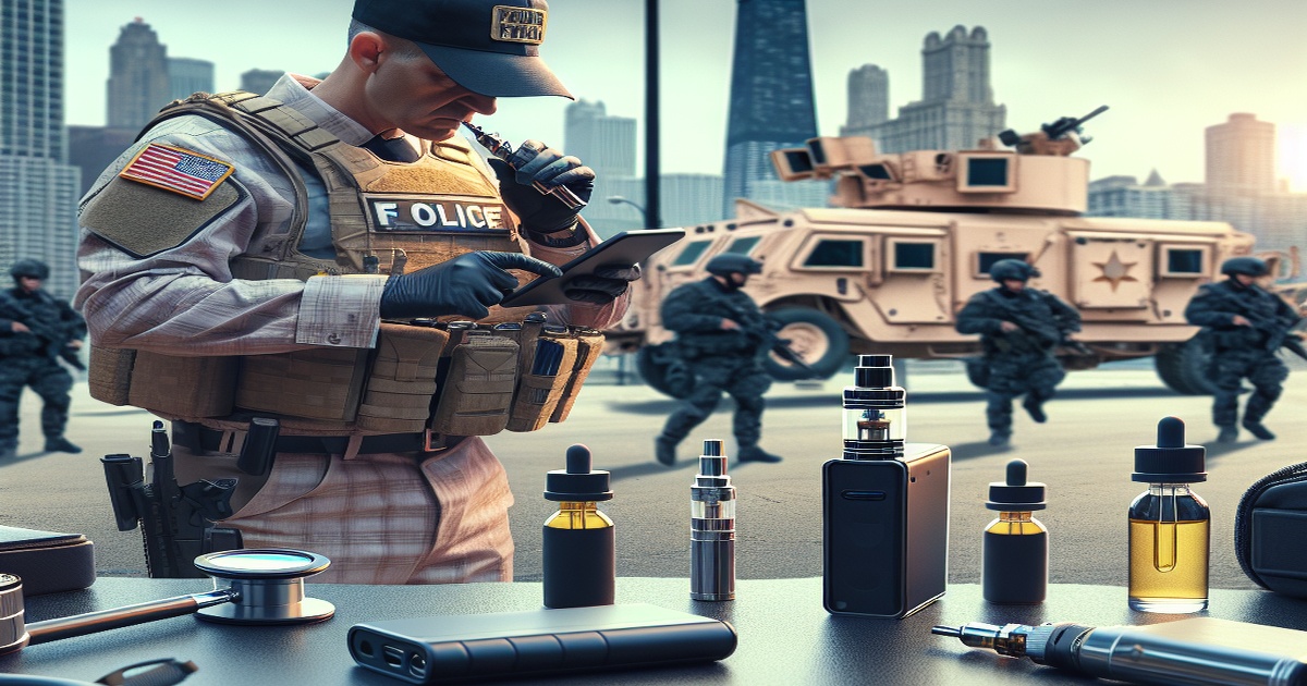Federal Officials Target Illegal Vaping in Chicago, Amidst Military Threat