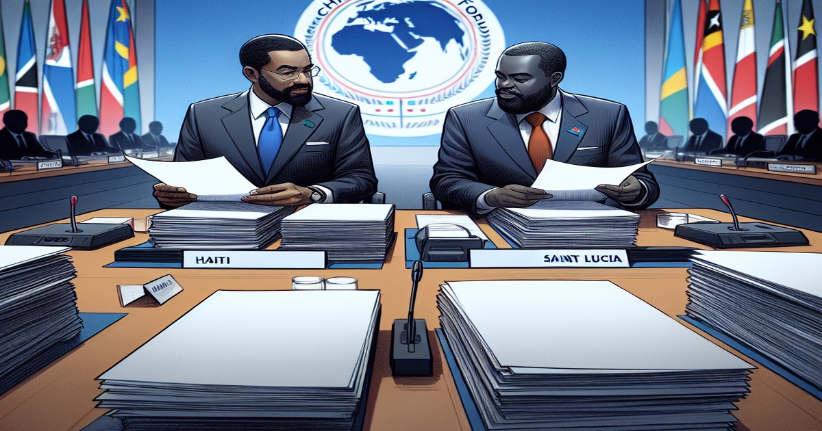 Main image to the post Taiwan's Reaction to Diplomats from Haiti and Saint Lucia at China-CELAC Forum