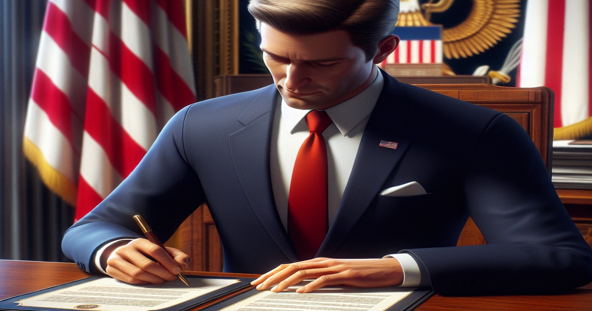 Main image to the post Trump Signs Executive Order Making English Official Language of US