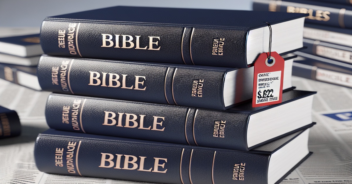 Main image to the post Trump Tariffs Could Hike Prices of His Branded Bibles