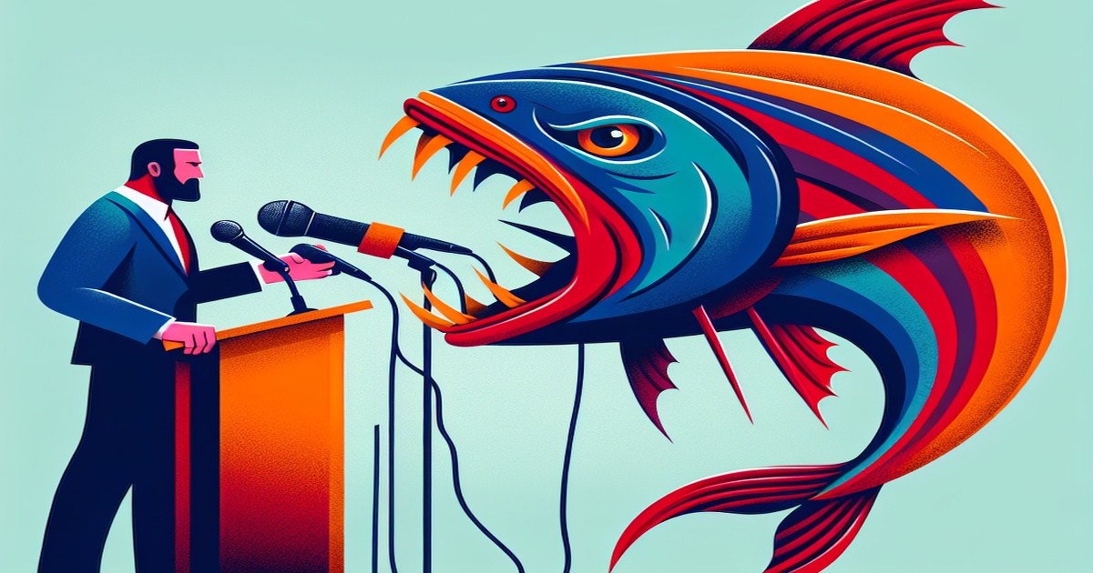 Trump's "Violent Fish" Remarks Raise Eyebrows and Spark Debate