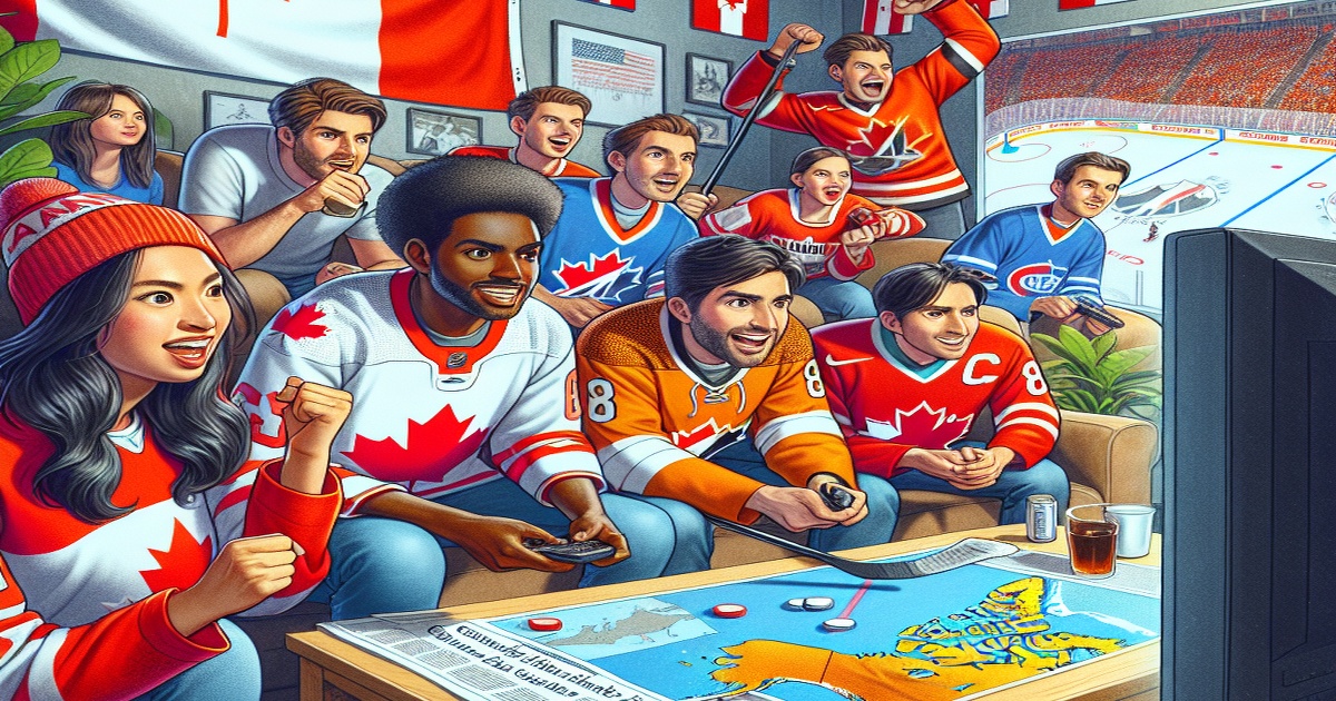 Main image to the post Canadian Hockey Fans Navigate Political Tensions to Support Playoff Teams in the U.S.