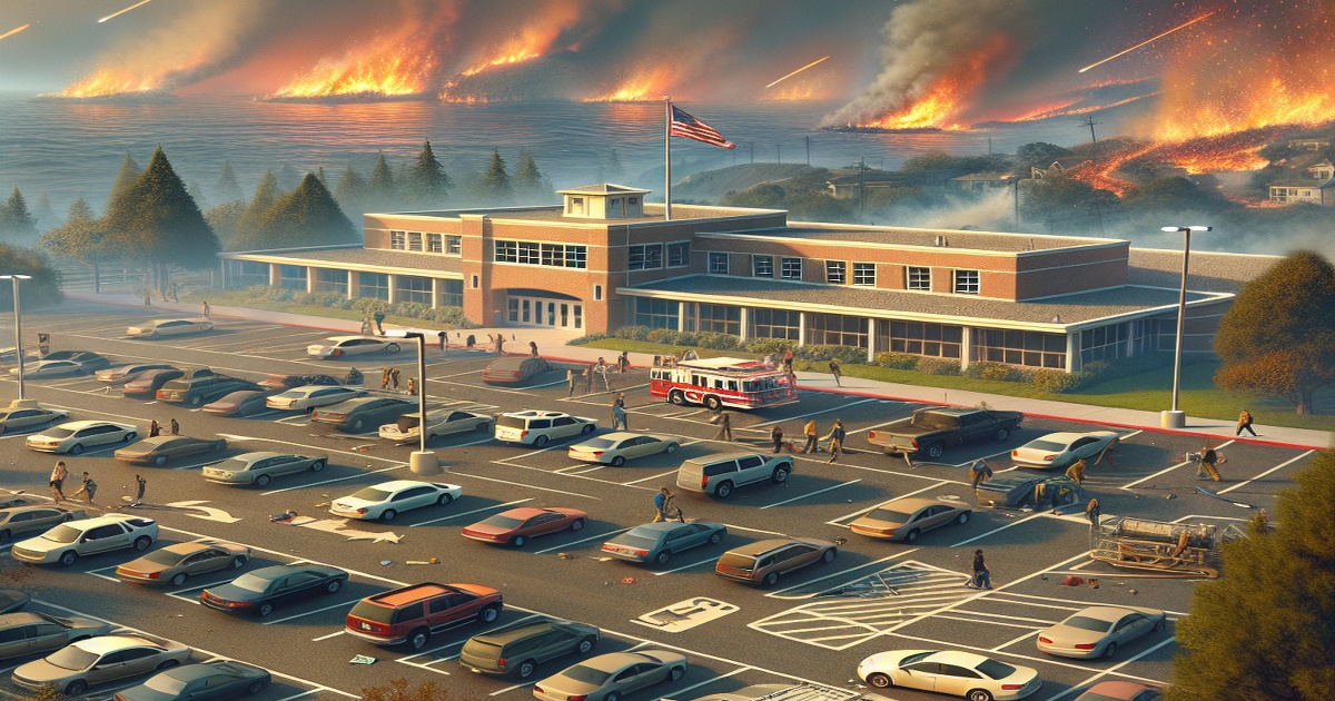 Main image to the post Wildfires Devastate Palisades Charter High School Amid Ongoing Evacuations in Pacific Palisades
