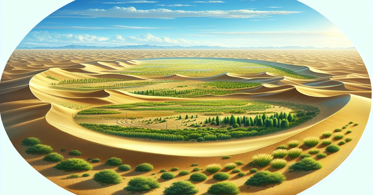 Main image to the post Taklimakan Desert Encircled by Green Belt, Marking Victory Against Desertification