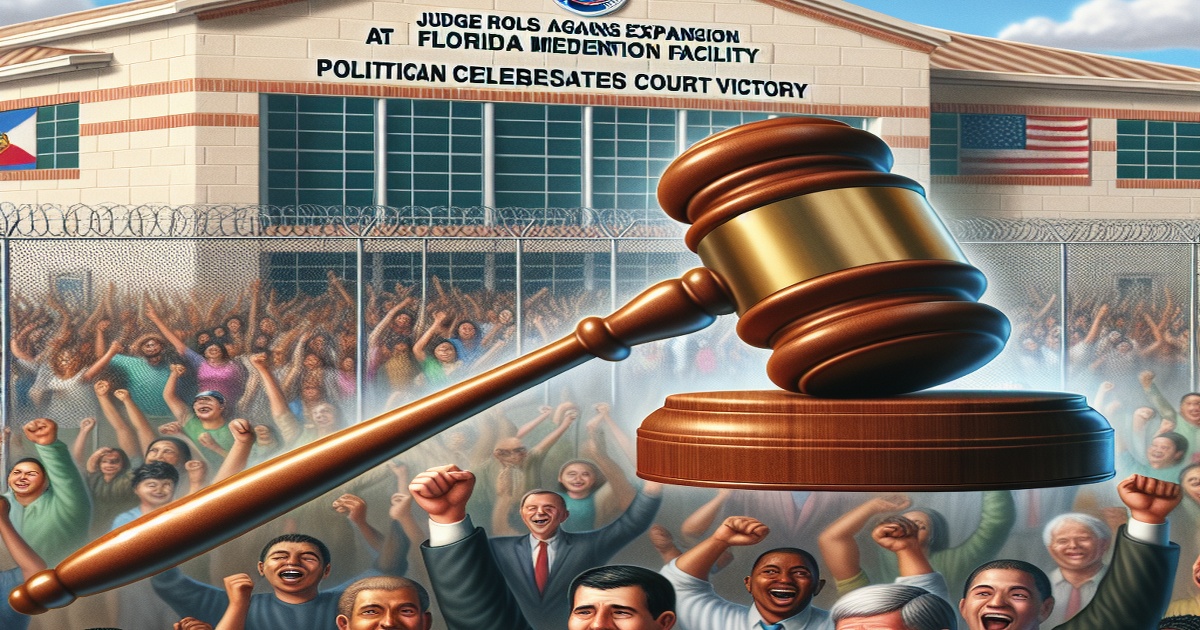 Main image to the post Judge Rules Against Expansion at Florida Migrant Detention Facility; Trump Celebrates Court Victory