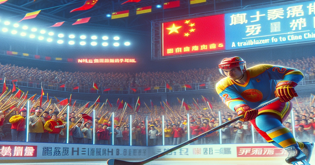 Main image to the post From Beijing's Ice to the NHL, a Trailblazer for Chinese Hockey