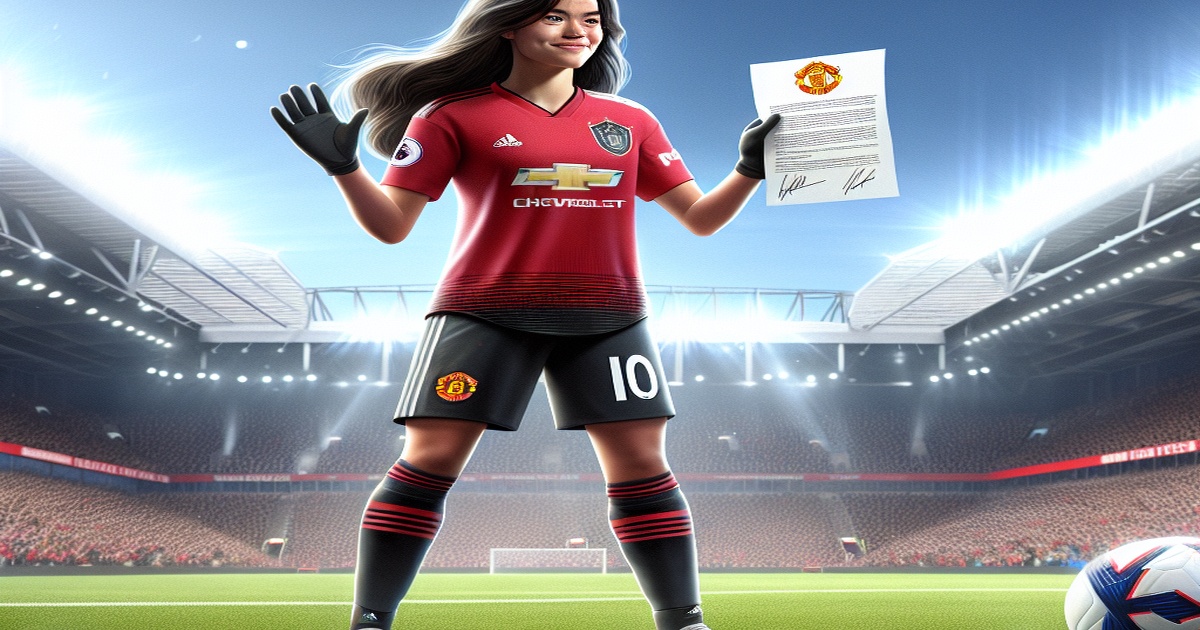 Main image to the post Canadian Fullback Jayde Riviere Extends Contract with Manchester United Until 2028