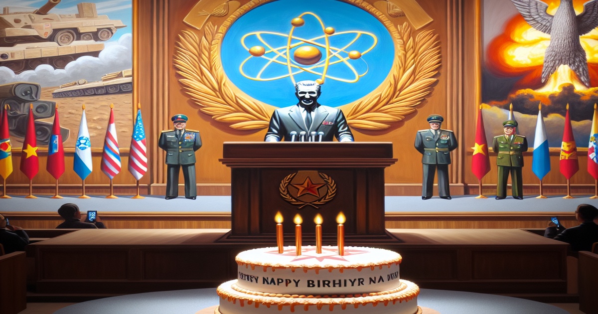 Kim Vows Military Power, Nuclear Use, Birthday Message to Putin