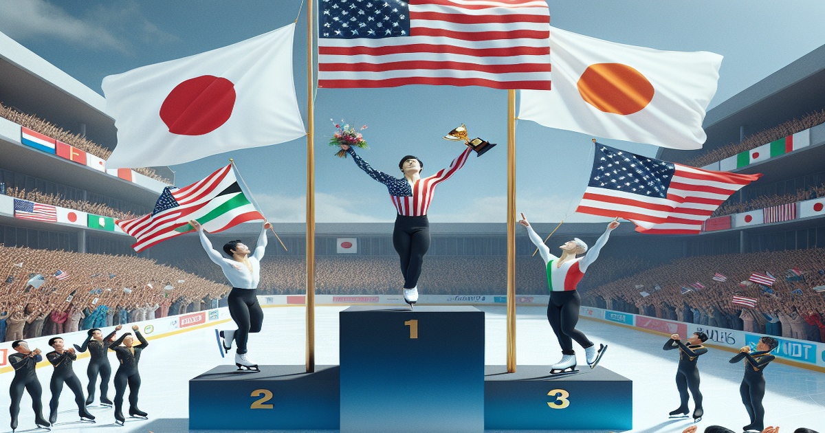 United States Wins World Team Trophy in Figure Skating, Japan and Italy Follow