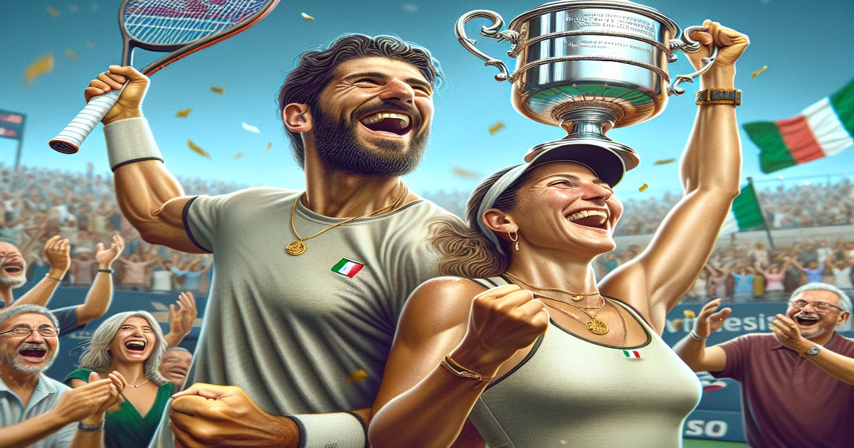 Main image to the post Italian Duo Sara Errani and Andrea Vavassori Win Second Consecutive US Open Mixed Doubles Title