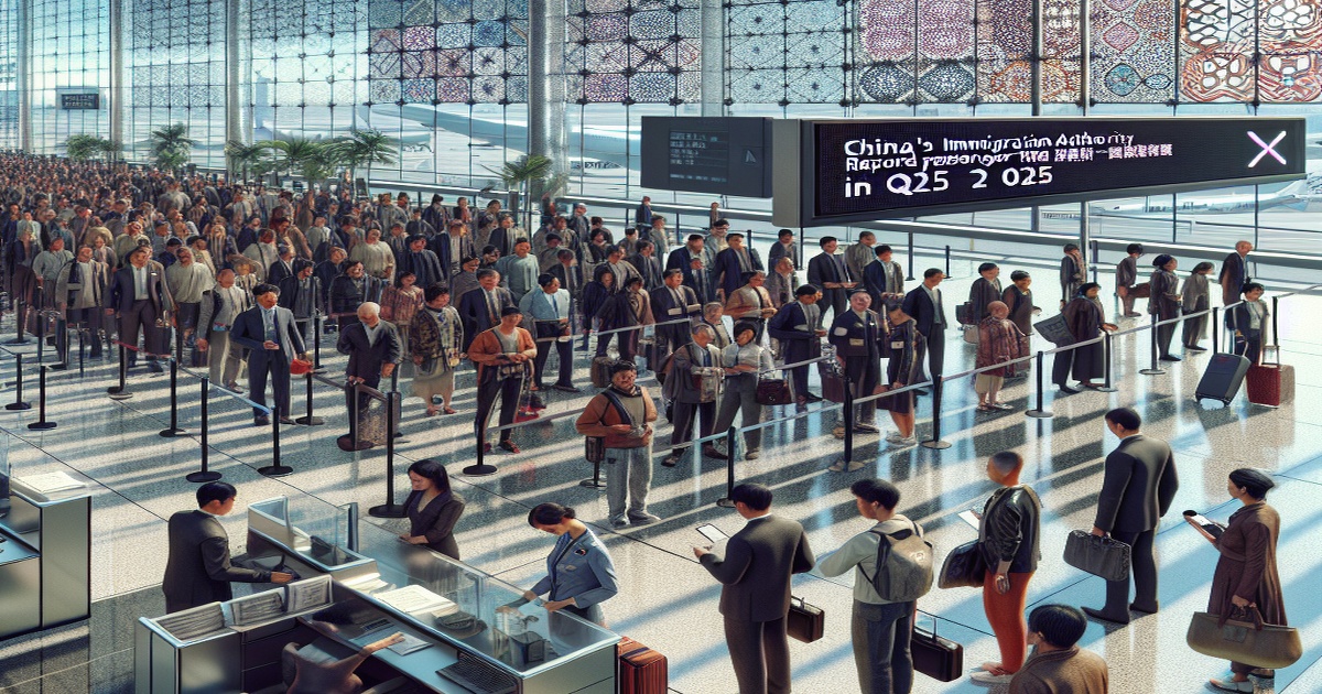 Main image to the post China's Immigration Authority Reports Record Passenger Trips in Q1 2025