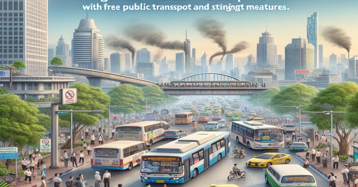 Main image to the post Bangkok Battles Hazardous Air Pollution with Free Public Transport and Stringent Measures