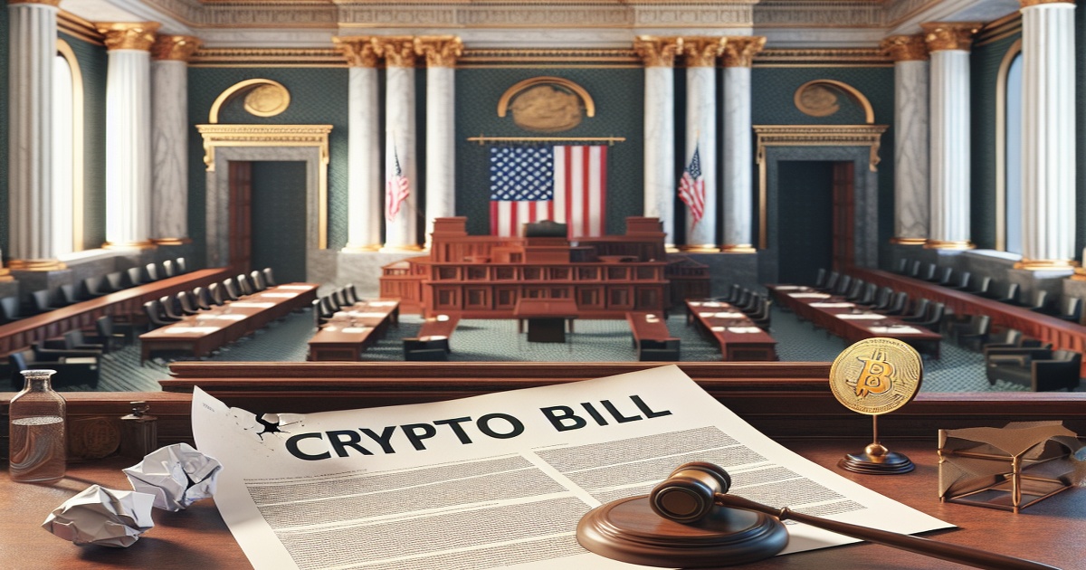 Main image to the post Trump's Crypto Bill Stalls in House, Sparks President's Outrage