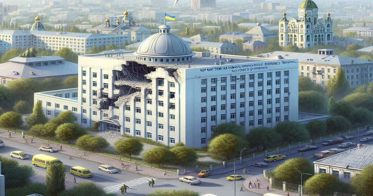 Main image to the post United Nations Reports Kyiv Children's Hospital Likely Hit by Russian Missile