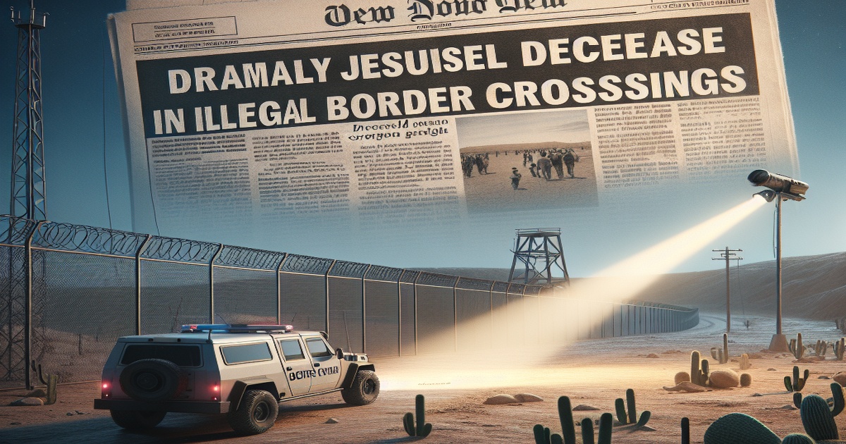 Main image to the post Dramatic Decrease in Illegal Border Crossings Following Trump’s Inauguration