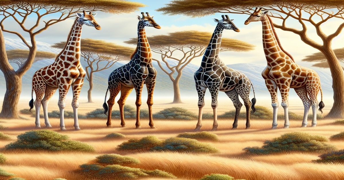 New Analysis Identifies Four Distinct Giraffe Species in Africa