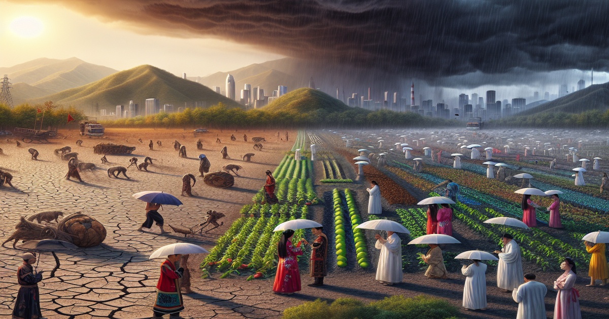 Main image to the post China Experiences Historic Heatwaves Amid Flood Season