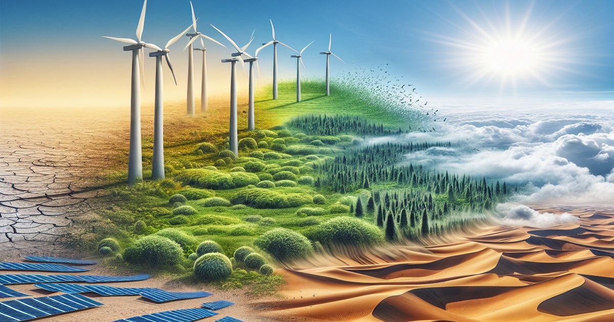 Main image to the post Harnessing Renewable Energy and Combating Desertification for Global Sustainability