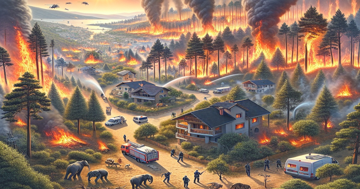 Main image to the post Wildfires Force Evacuations in Turkey Amid Record Heatwaves Across Southern Europe