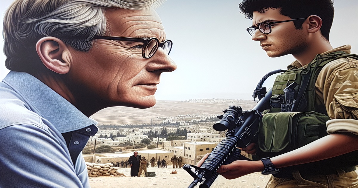 Main image to the post Tensions Rise as Louis Theroux Confronts Israeli Soldier in West Bank Documentary