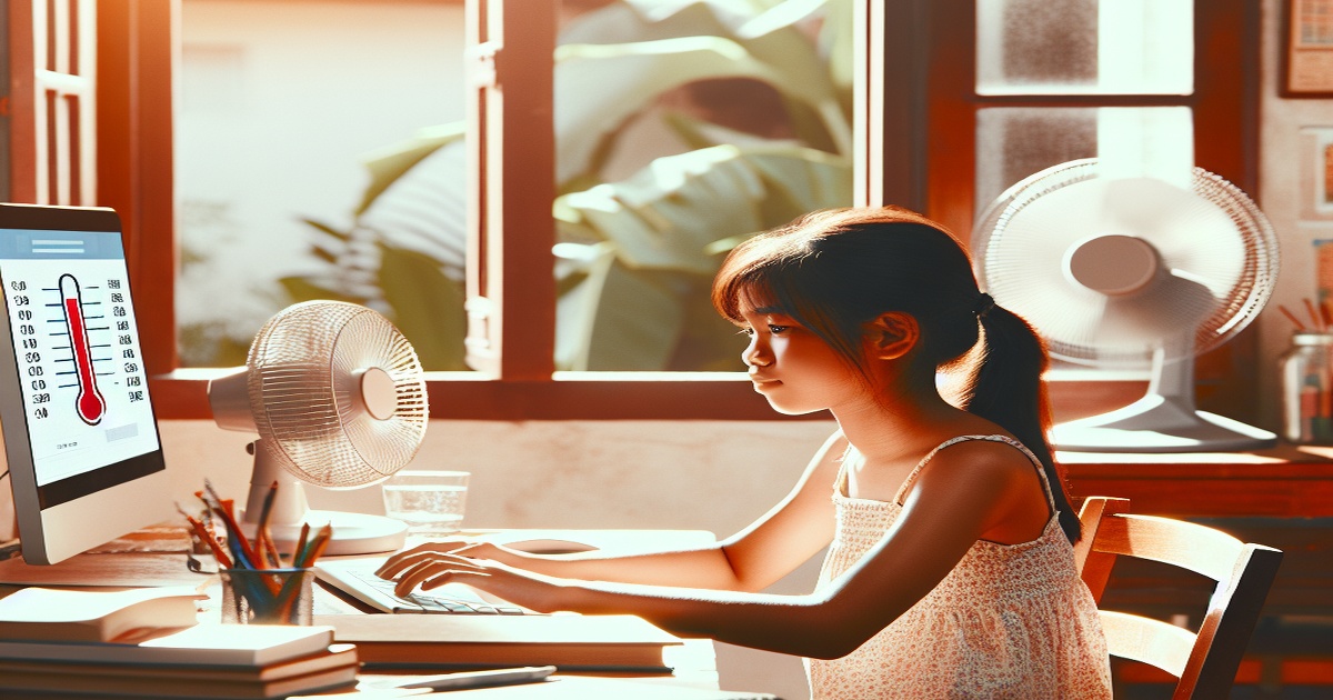 Main image to the post Record Heat in the Philippines Forces Schools to Send Children Home for Online Classes
