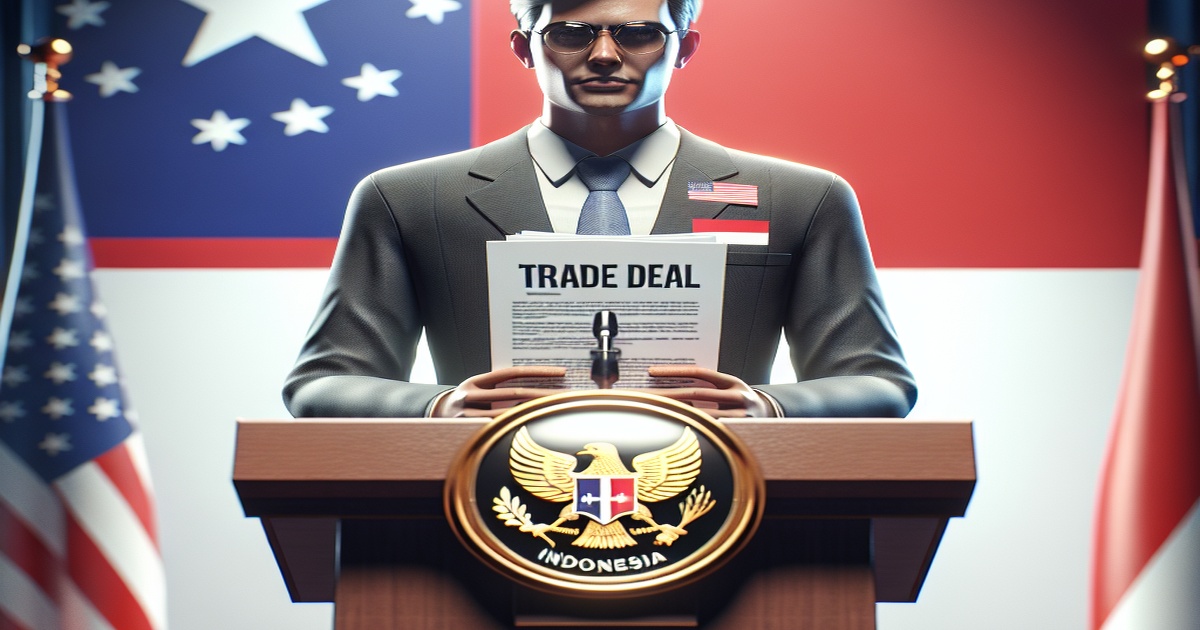 Main image to the post Trump Announces Indonesia Tariff, Claims Favorable Trade Deal