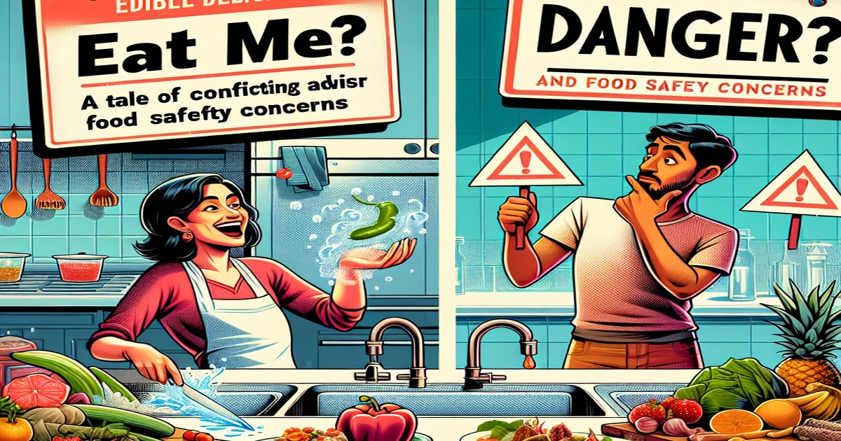 Main image to the post Edible Delights or Potential Hazards? A Tale of Conflicting Advice and Food Safety Concerns