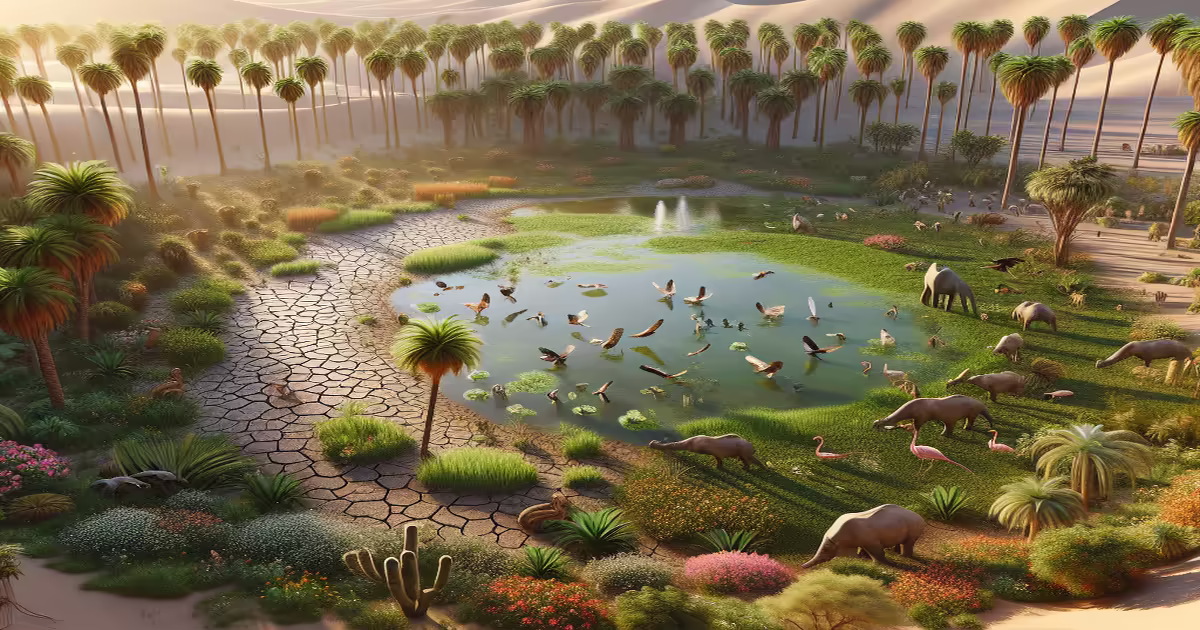 Main image to the post A Desert Oasis Thrives Through Ecological Restoration