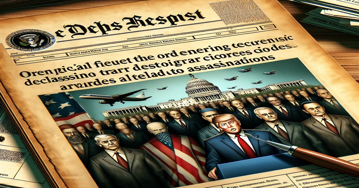 Main image to the post Trump Orders Declassification of Assassination Records Amid Controversies
