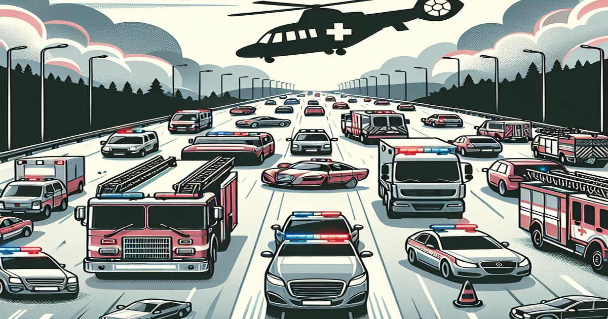 Main image to the post Multi-Vehicle Crash Brings Traffic to a Standstill