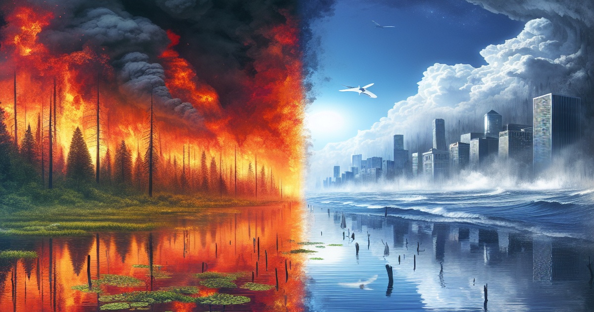 Main image to the post A Tale of Two Disasters Gripping the US, Highlighting the Urgency of Climate Action